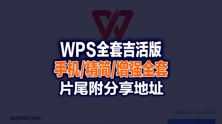 【应用软件】2月8日最新更新_WPS Office 2023 专业增强版+精简版 v12.8.2.19823 永久吉活版