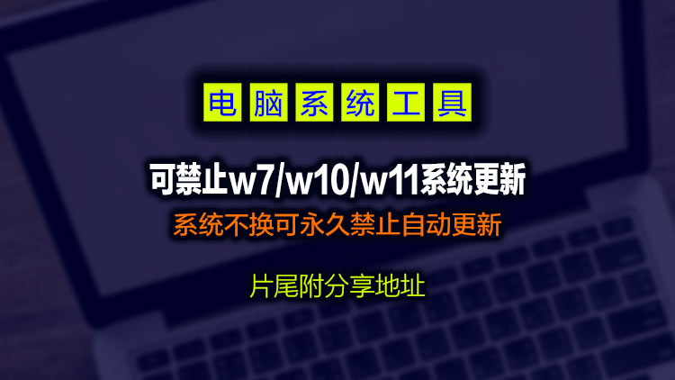 【Windows系统】分享一款禁止w7和w10/w11系统更新的小软件，系统不换永久禁止